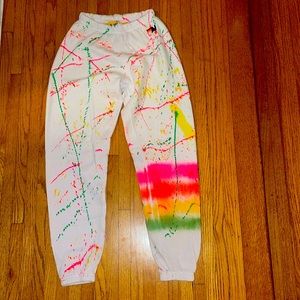 Aviator Nation Hand Painted Sweatpant !! Super fun and unique style.